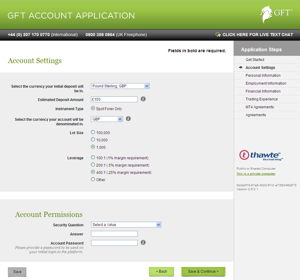 forex mini micro account